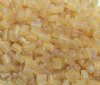 50g 5x4x2mm Transparent Matte Light Topaz AB Tile Beads